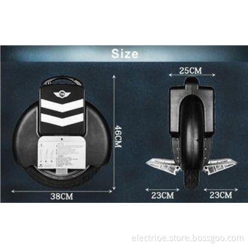 Standing Up Folding One Wheel Electric Skateboard with 132w